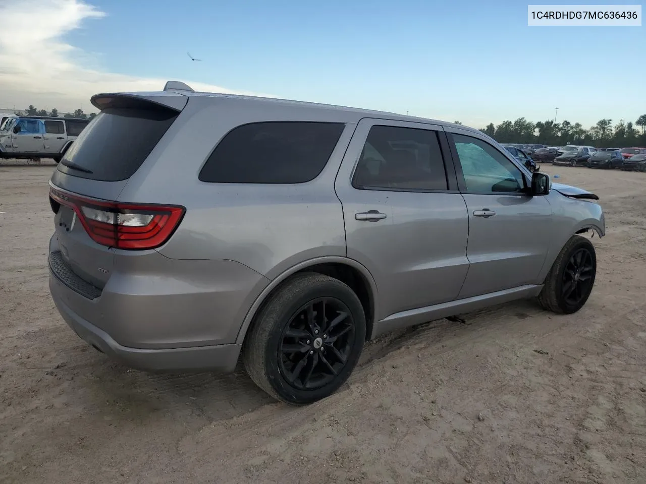 1C4RDHDG7MC636436 2021 Dodge Durango Gt