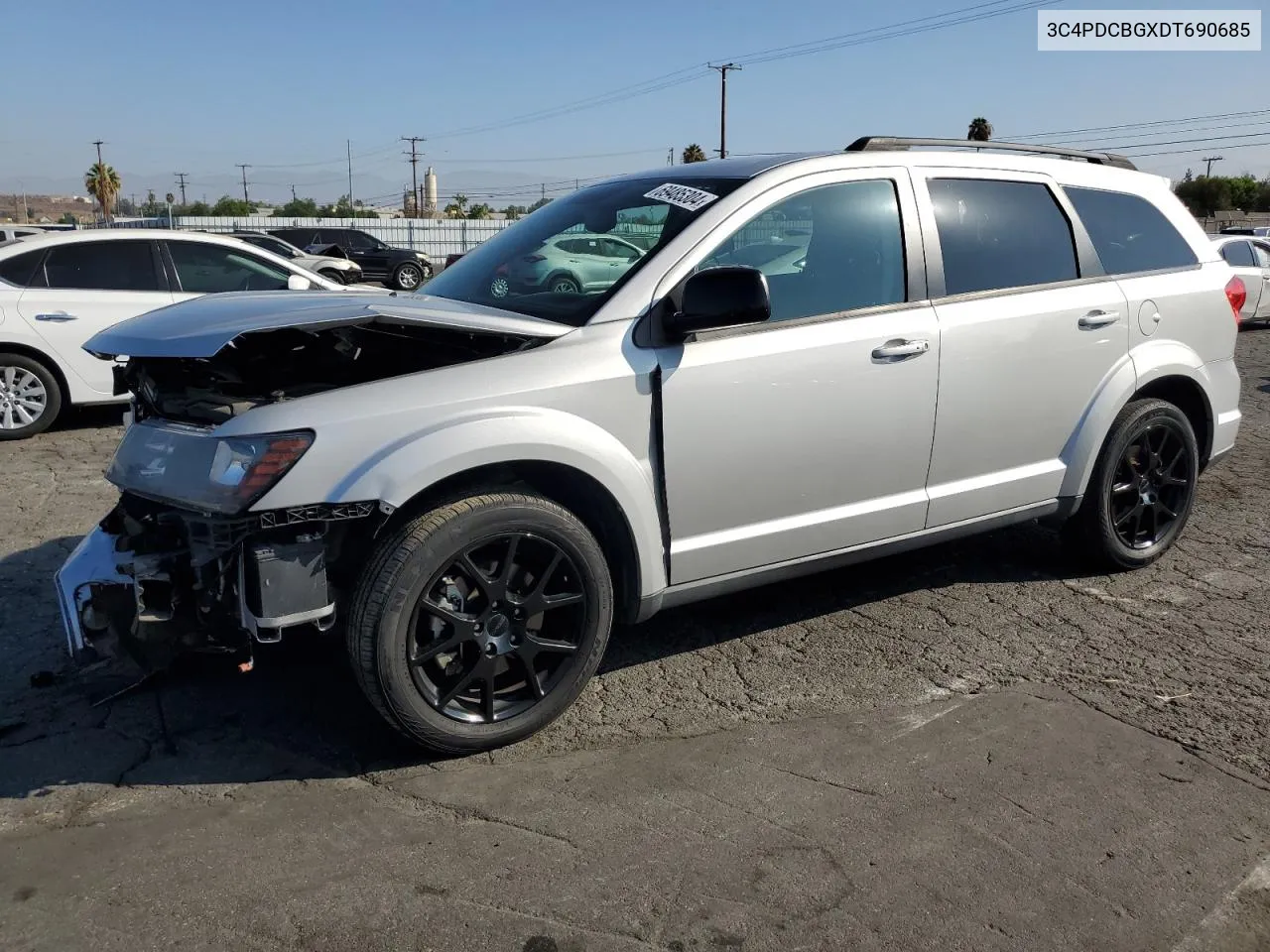 2013 Dodge Journey Sxt VIN: 3C4PDCBGXDT690685 Lot: 69485304