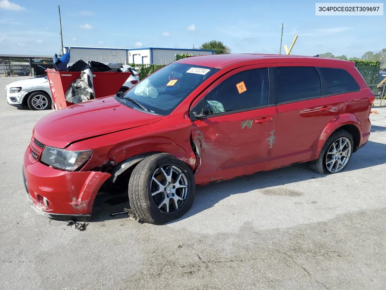 2014 Dodge Journey R/T VIN: 3C4PDCEG2ET309697 Lot: 62100294