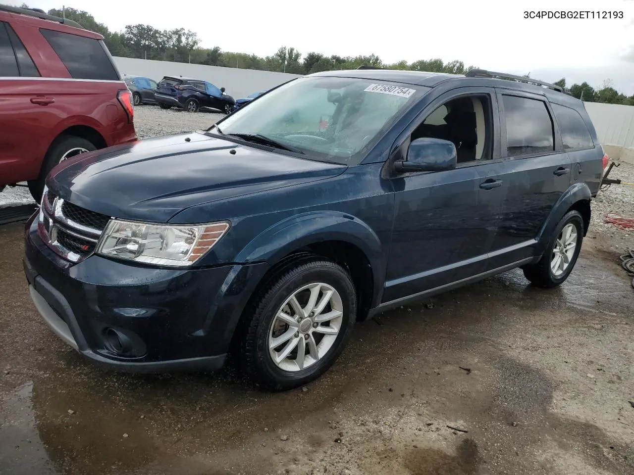 2014 Dodge Journey Sxt VIN: 3C4PDCBG2ET112193 Lot: 67580754