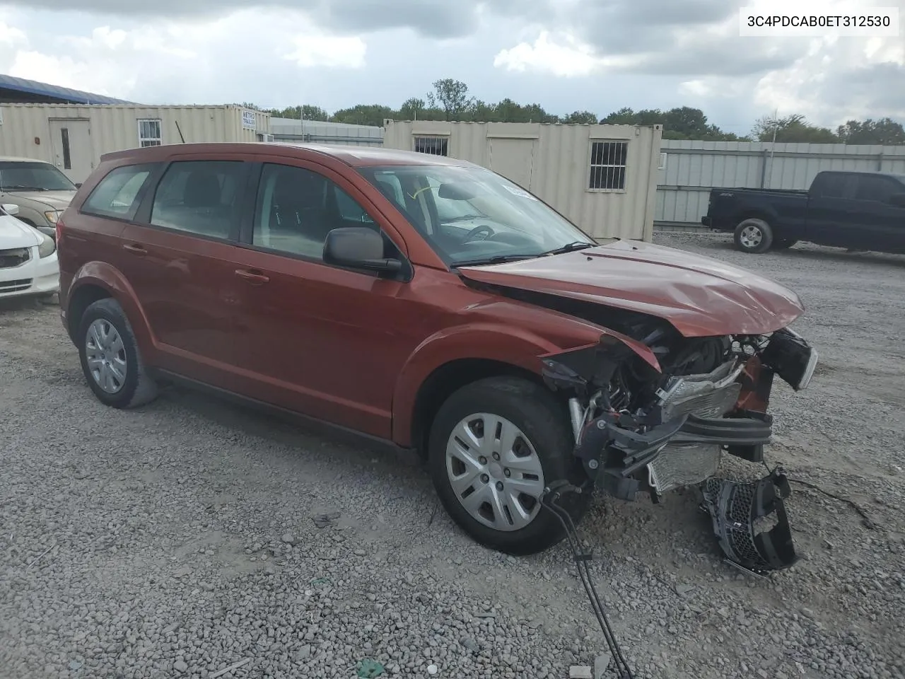 2014 Dodge Journey Se VIN: 3C4PDCAB0ET312530 Lot: 68494464