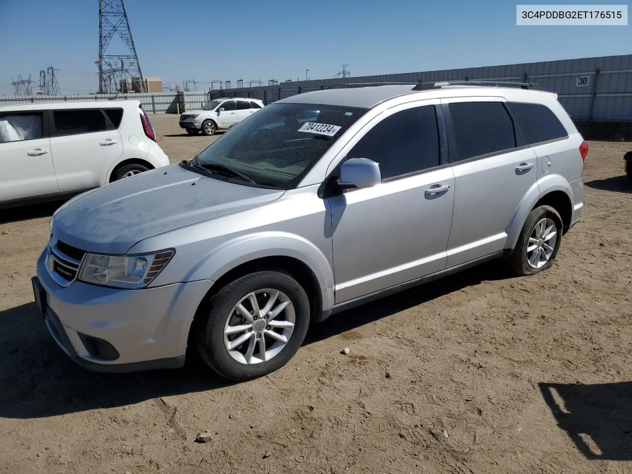 2014 Dodge Journey Sxt VIN: 3C4PDDBG2ET176515 Lot: 70412234