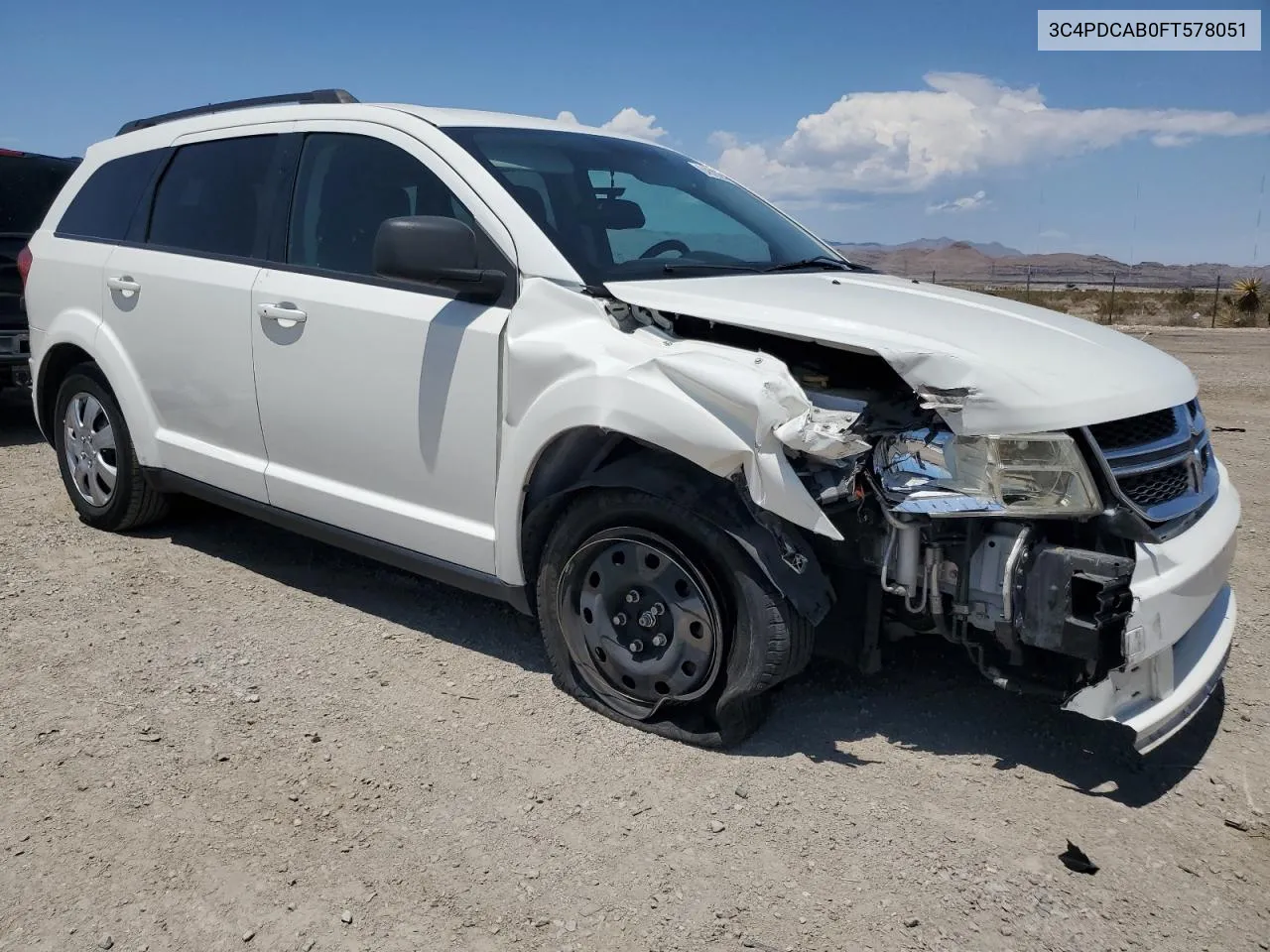 2015 Dodge Journey Se VIN: 3C4PDCAB0FT578051 Lot: 64622654