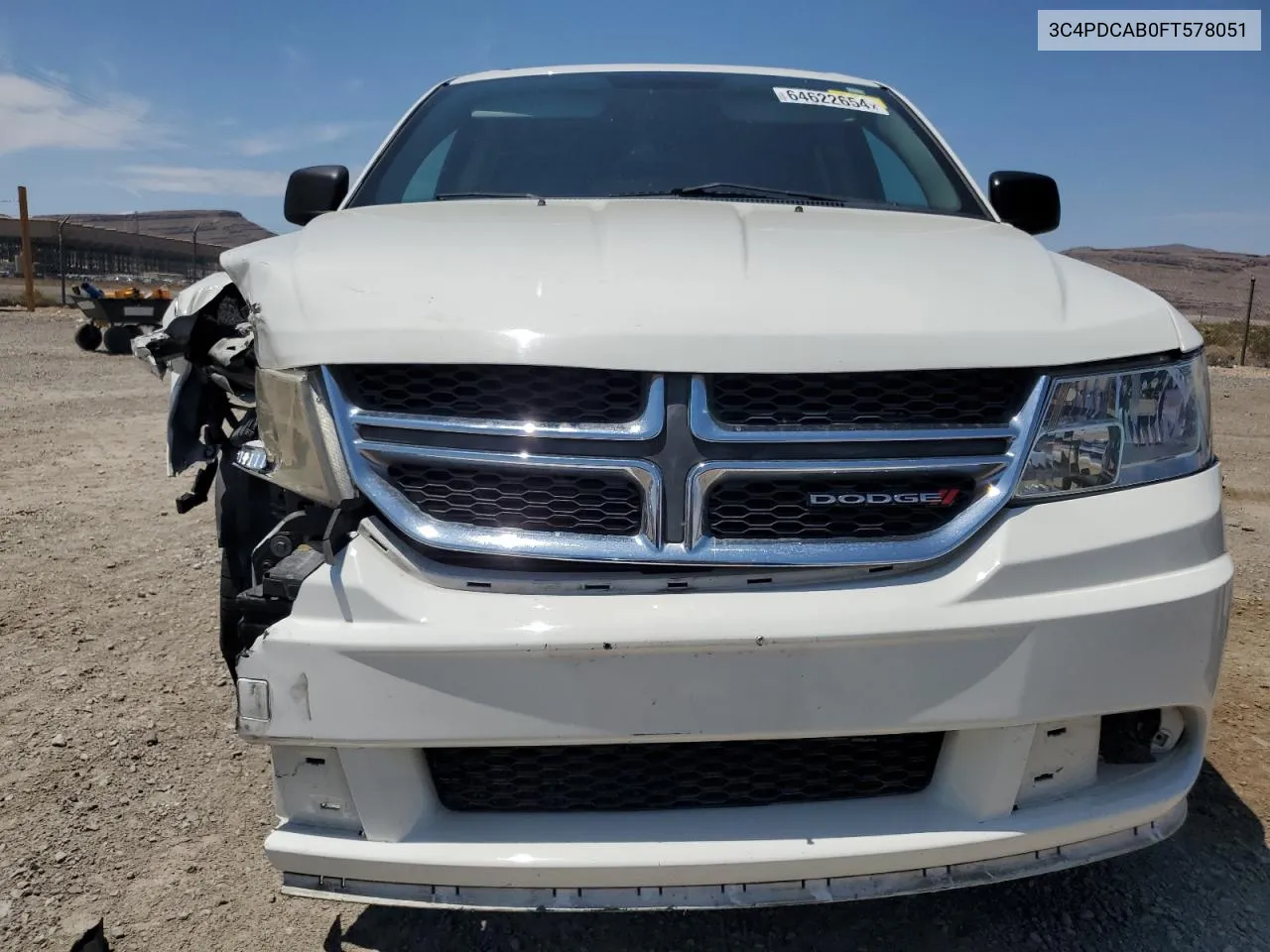 2015 Dodge Journey Se VIN: 3C4PDCAB0FT578051 Lot: 64622654