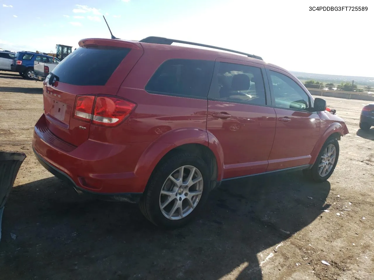 2015 Dodge Journey Sxt VIN: 3C4PDDBG3FT725589 Lot: 69365104