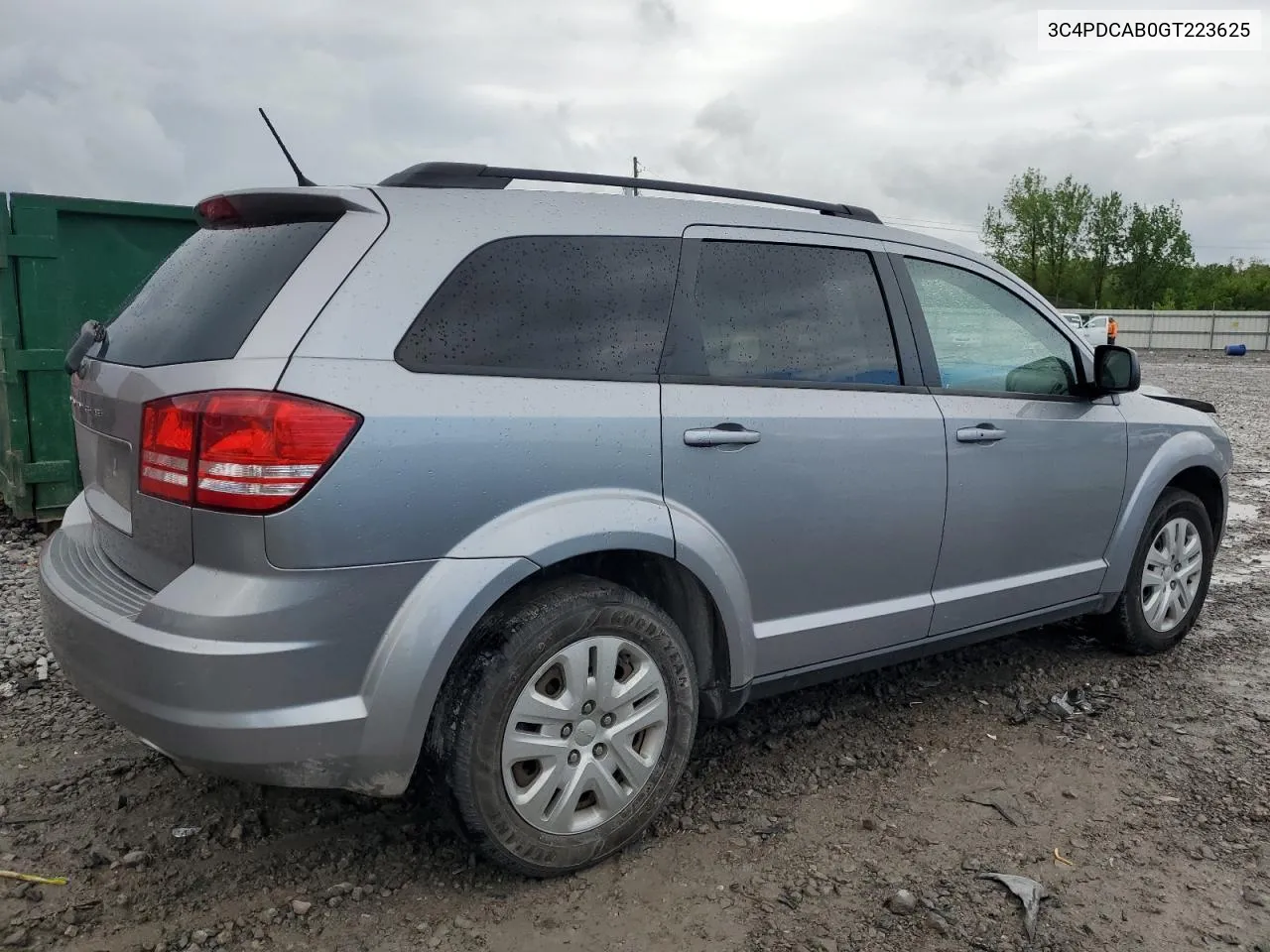 2016 Dodge Journey Se VIN: 3C4PDCAB0GT223625 Lot: 50432184