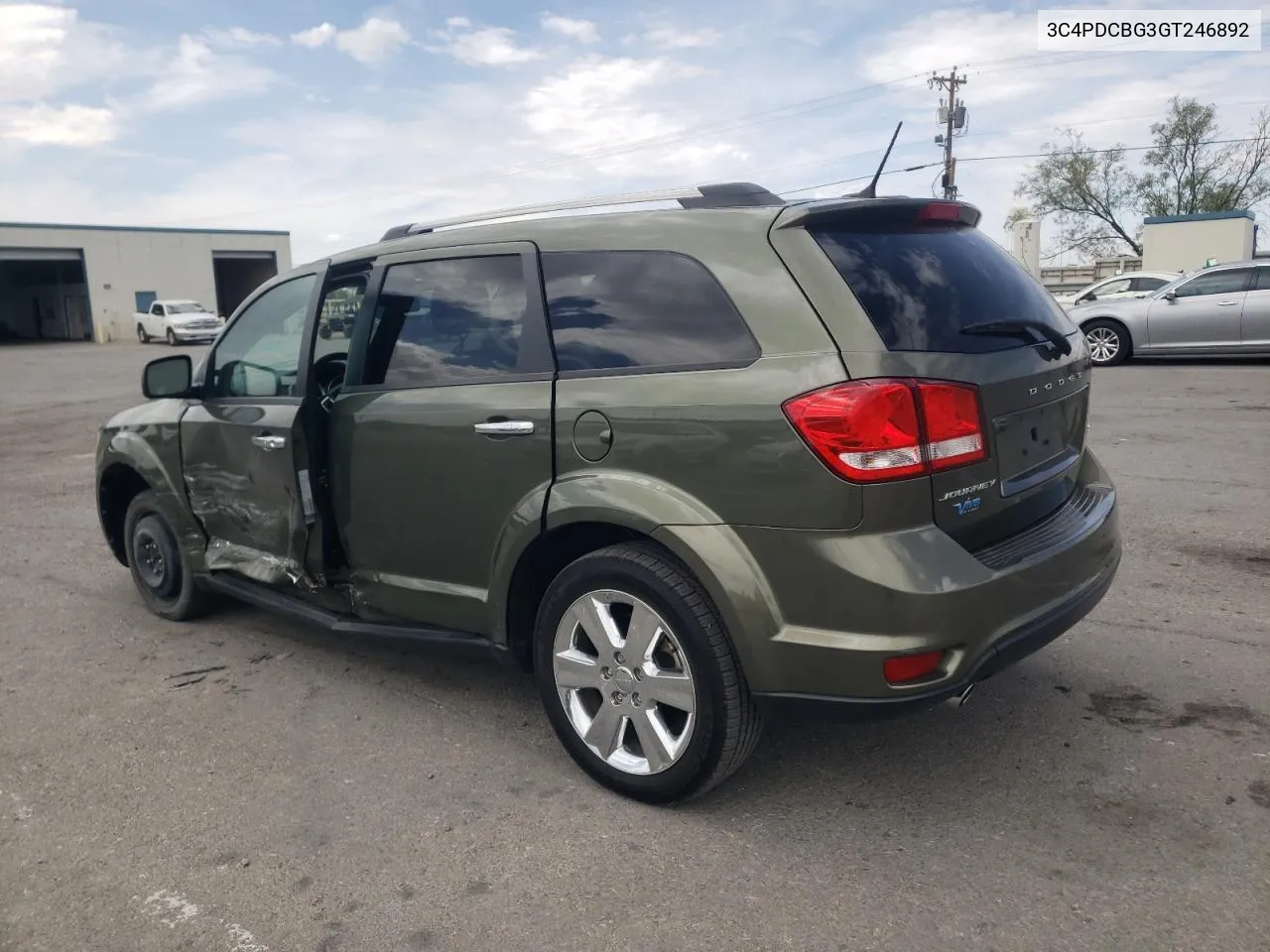 2016 Dodge Journey Sxt VIN: 3C4PDCBG3GT246892 Lot: 67367724