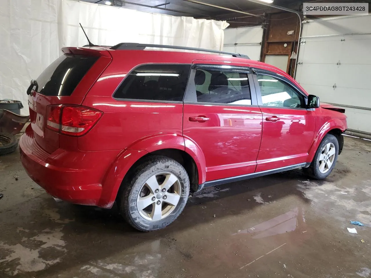 2016 Dodge Journey Se VIN: 3C4PDDAG8GT243428 Lot: 71990354