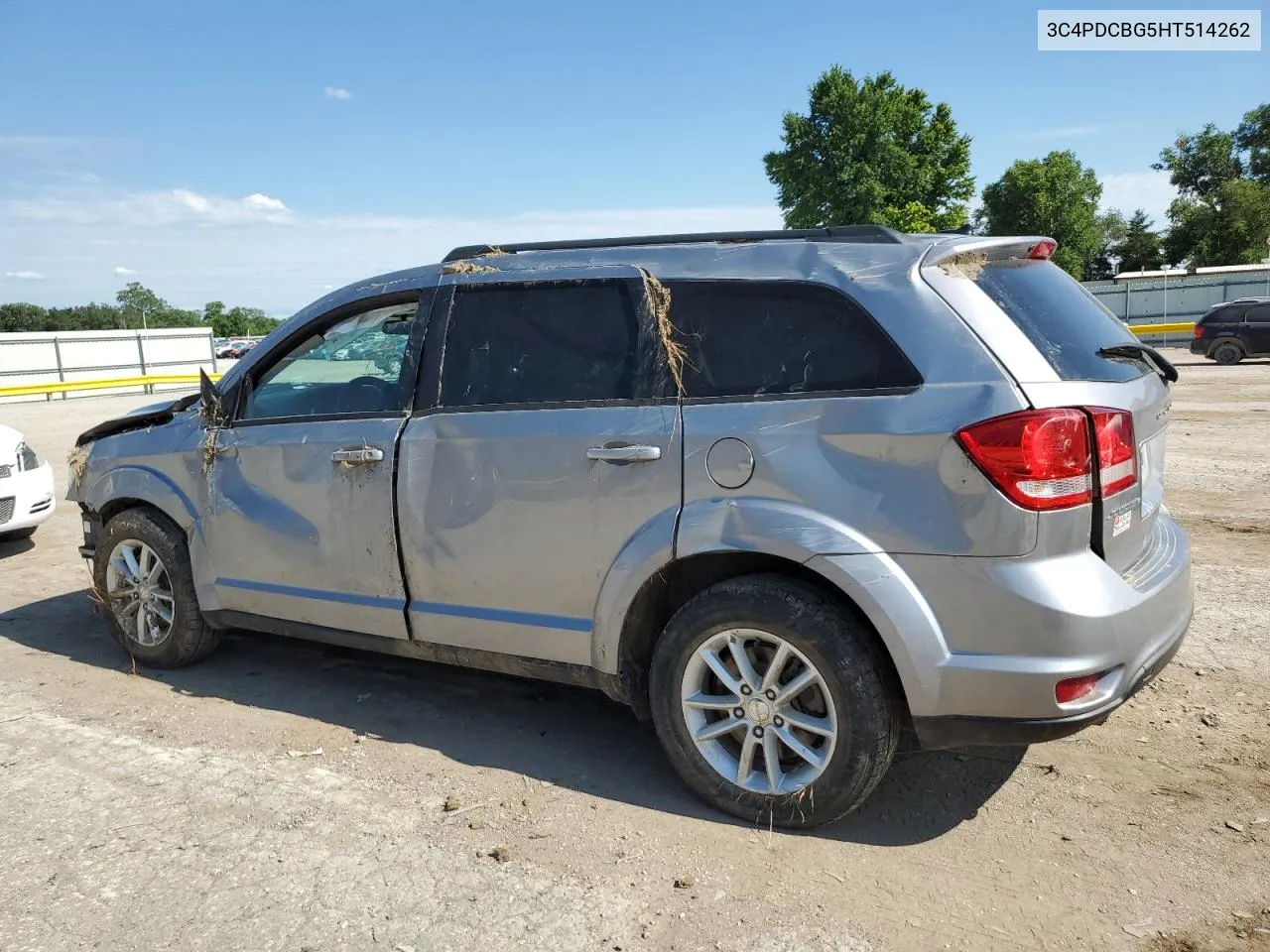 2017 Dodge Journey Sxt VIN: 3C4PDCBG5HT514262 Lot: 62149594