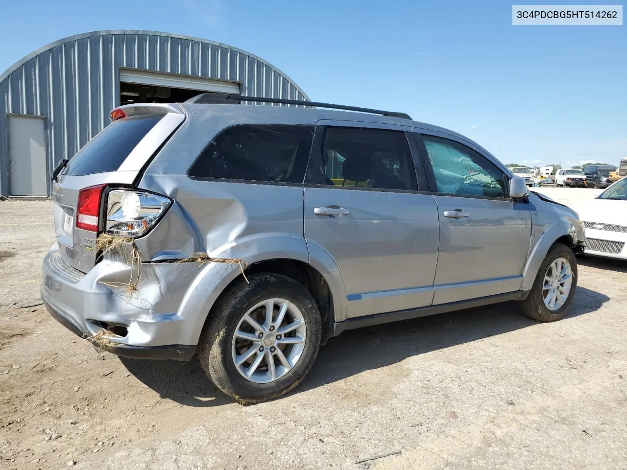 2017 Dodge Journey Sxt VIN: 3C4PDCBG5HT514262 Lot: 62149594