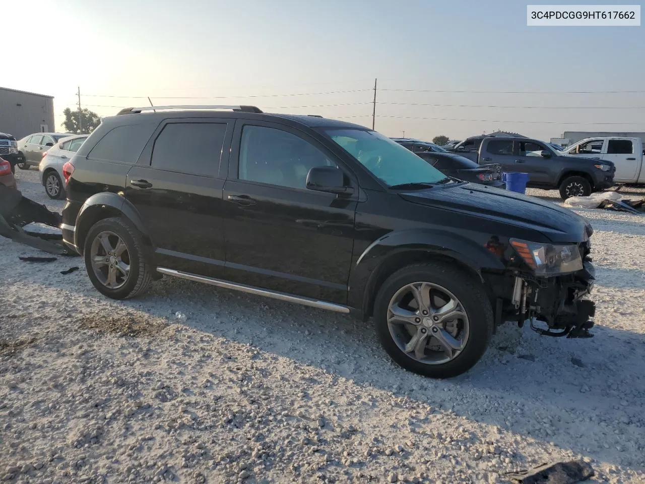 2017 Dodge Journey Crossroad VIN: 3C4PDCGG9HT617662 Lot: 66869194