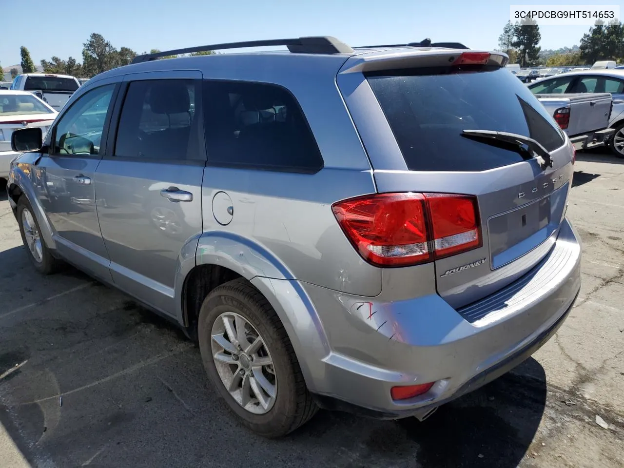 2017 Dodge Journey Sxt VIN: 3C4PDCBG9HT514653 Lot: 68386694