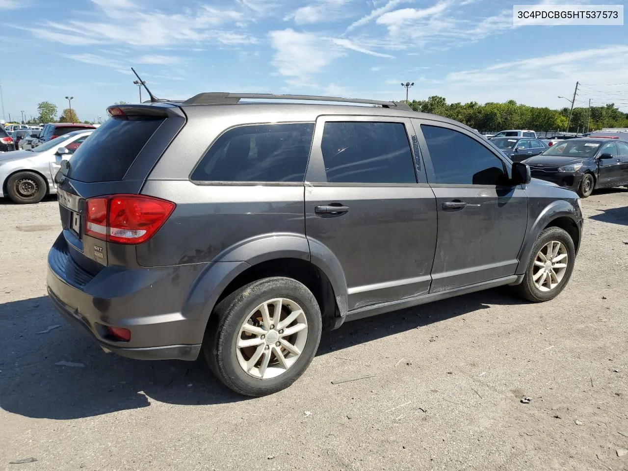 2017 Dodge Journey Sxt VIN: 3C4PDCBG5HT537573 Lot: 70233724