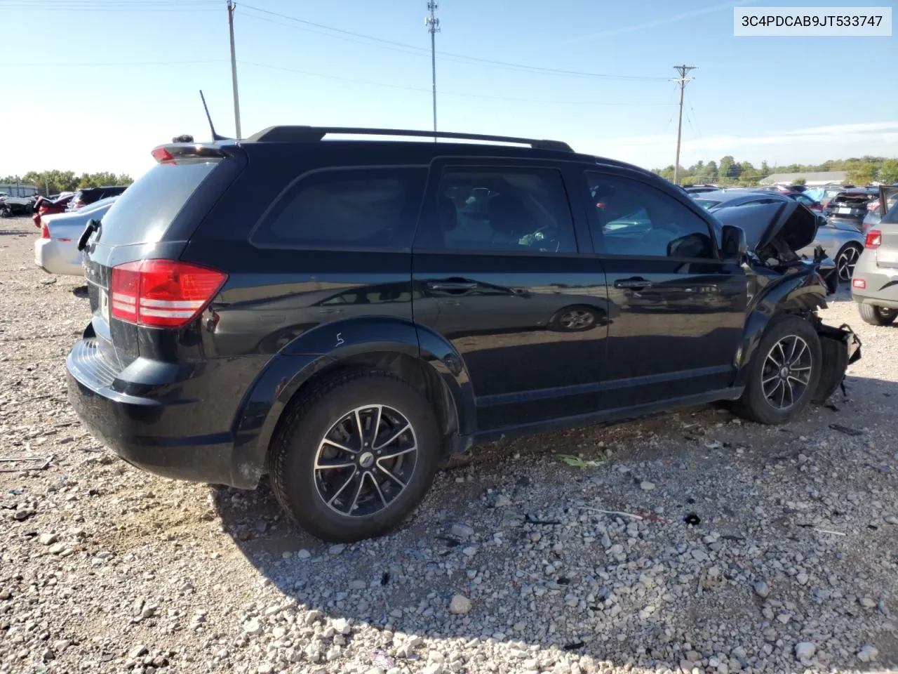 3C4PDCAB9JT533747 2018 Dodge Journey Se