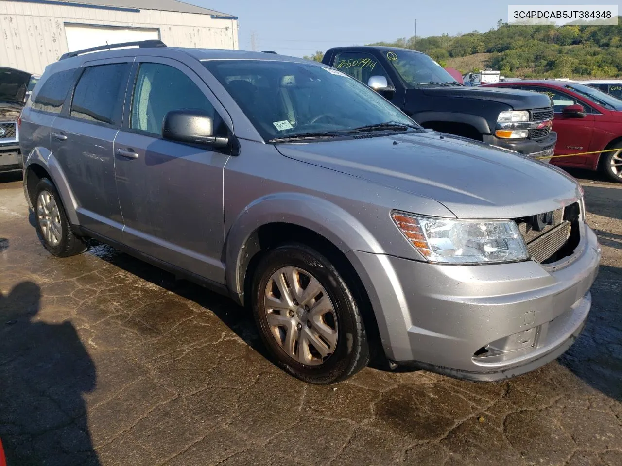 2018 Dodge Journey Se VIN: 3C4PDCAB5JT384348 Lot: 70709714