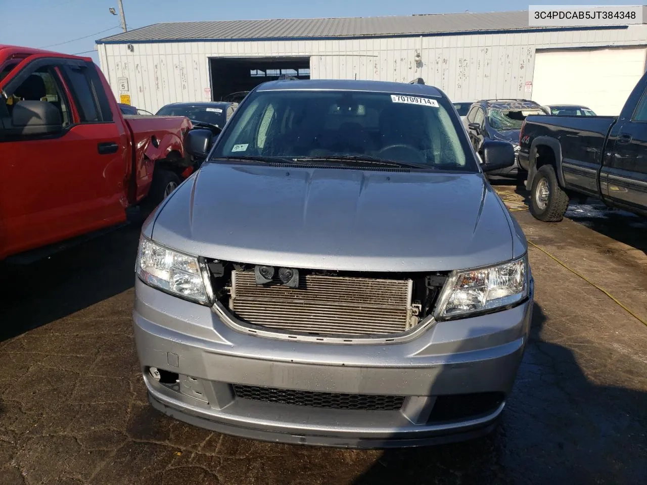 2018 Dodge Journey Se VIN: 3C4PDCAB5JT384348 Lot: 70709714