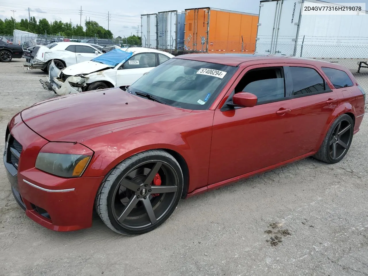 2D4GV77316H219078 2006 Dodge Magnum Srt-8