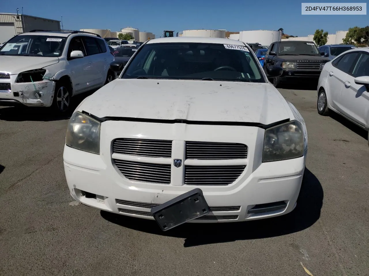 2006 Dodge Magnum Se VIN: 2D4FV47T66H368953 Lot: 69677574