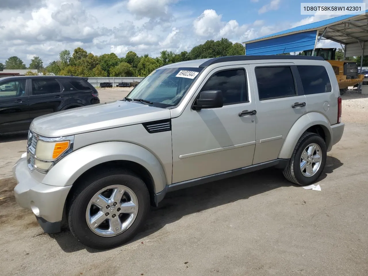 1D8GT58K58W142301 2008 Dodge Nitro Slt