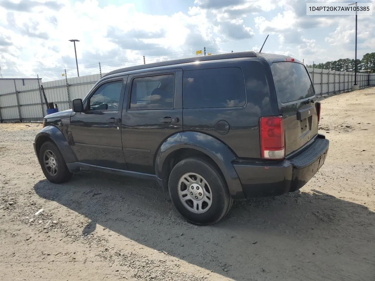 2010 Dodge Nitro Se VIN: 1D4PT2GK7AW105385 Lot: 69827334