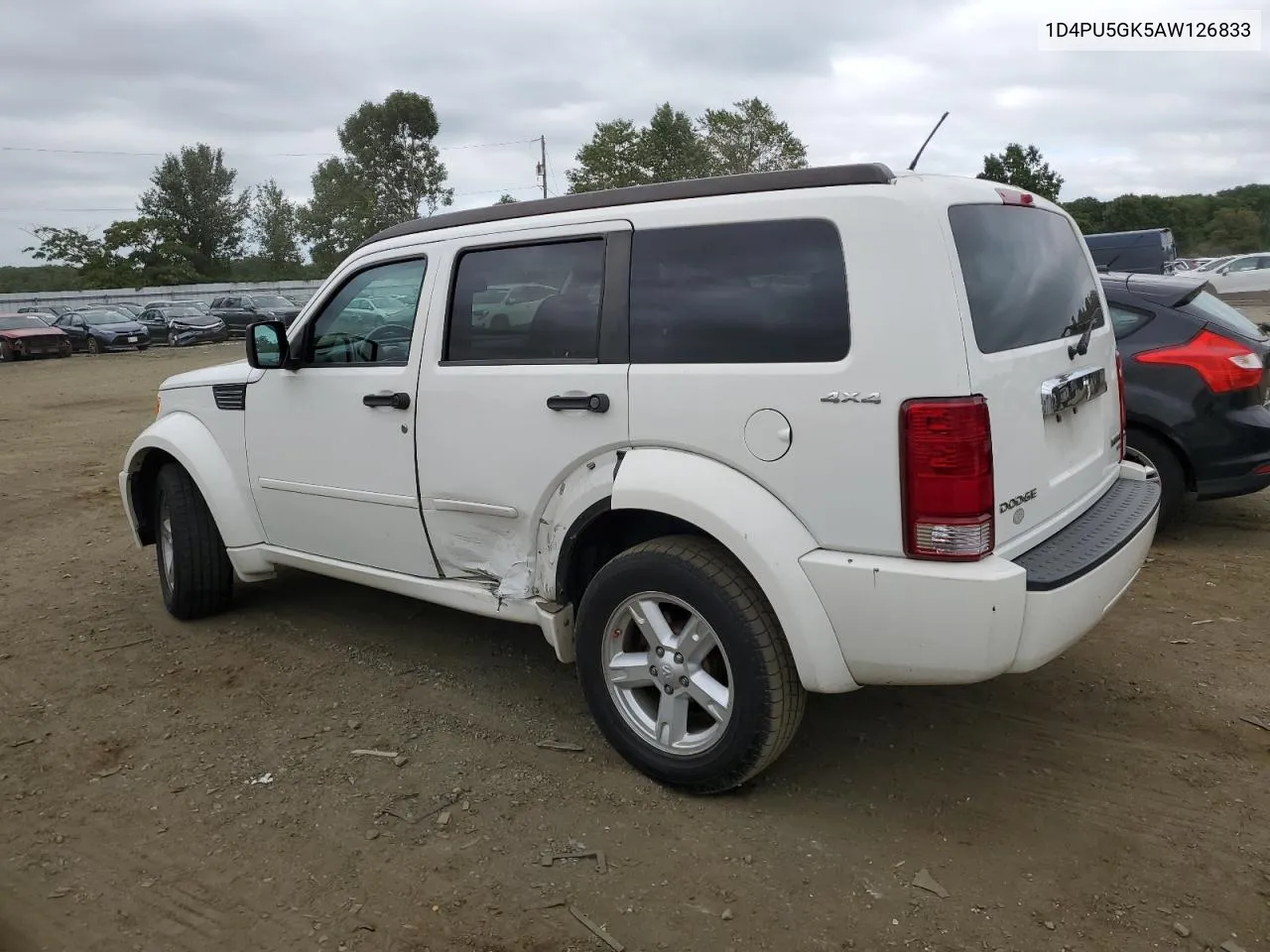 2010 Dodge Nitro Sxt VIN: 1D4PU5GK5AW126833 Lot: 70596024