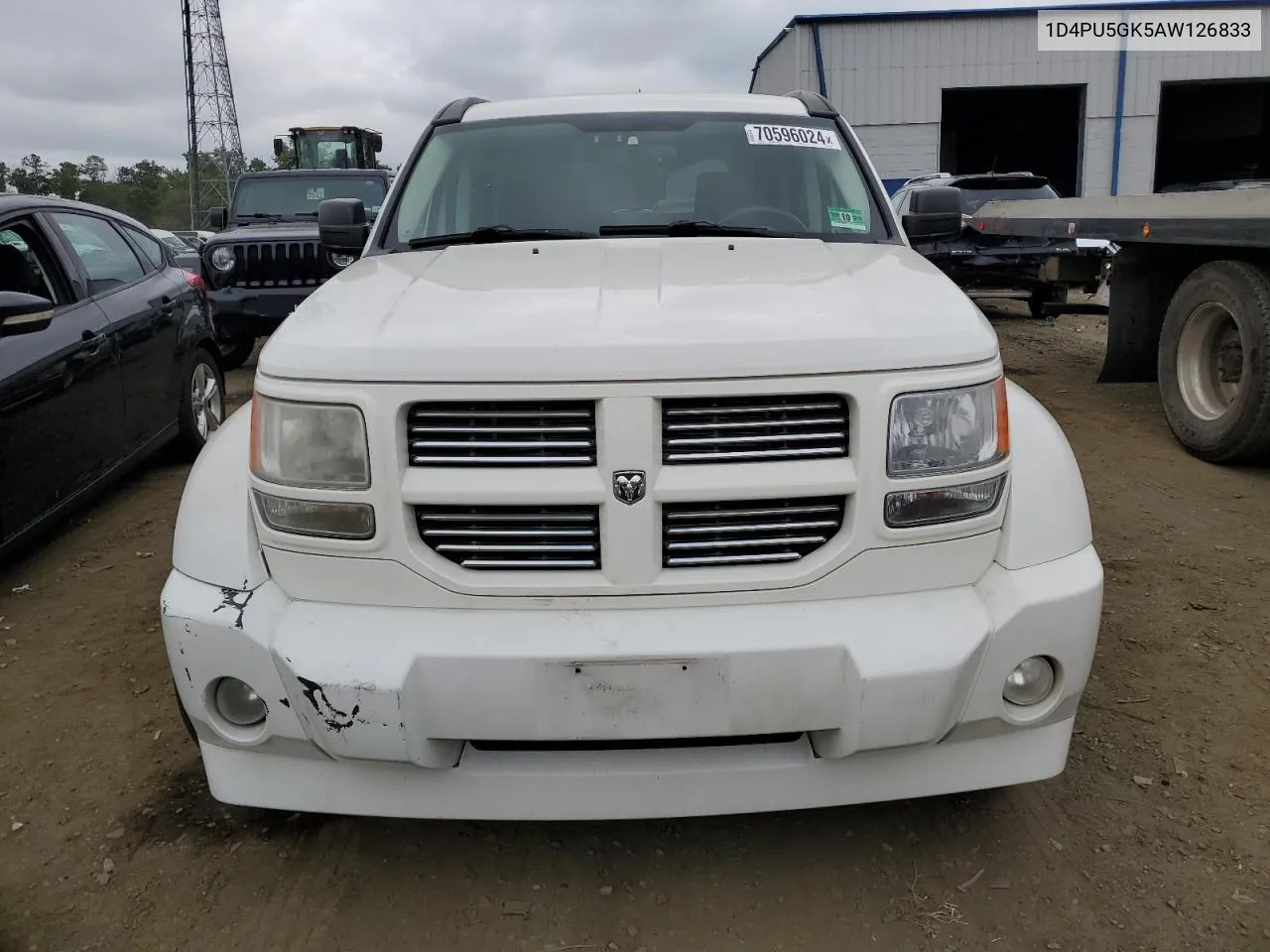 2010 Dodge Nitro Sxt VIN: 1D4PU5GK5AW126833 Lot: 70596024