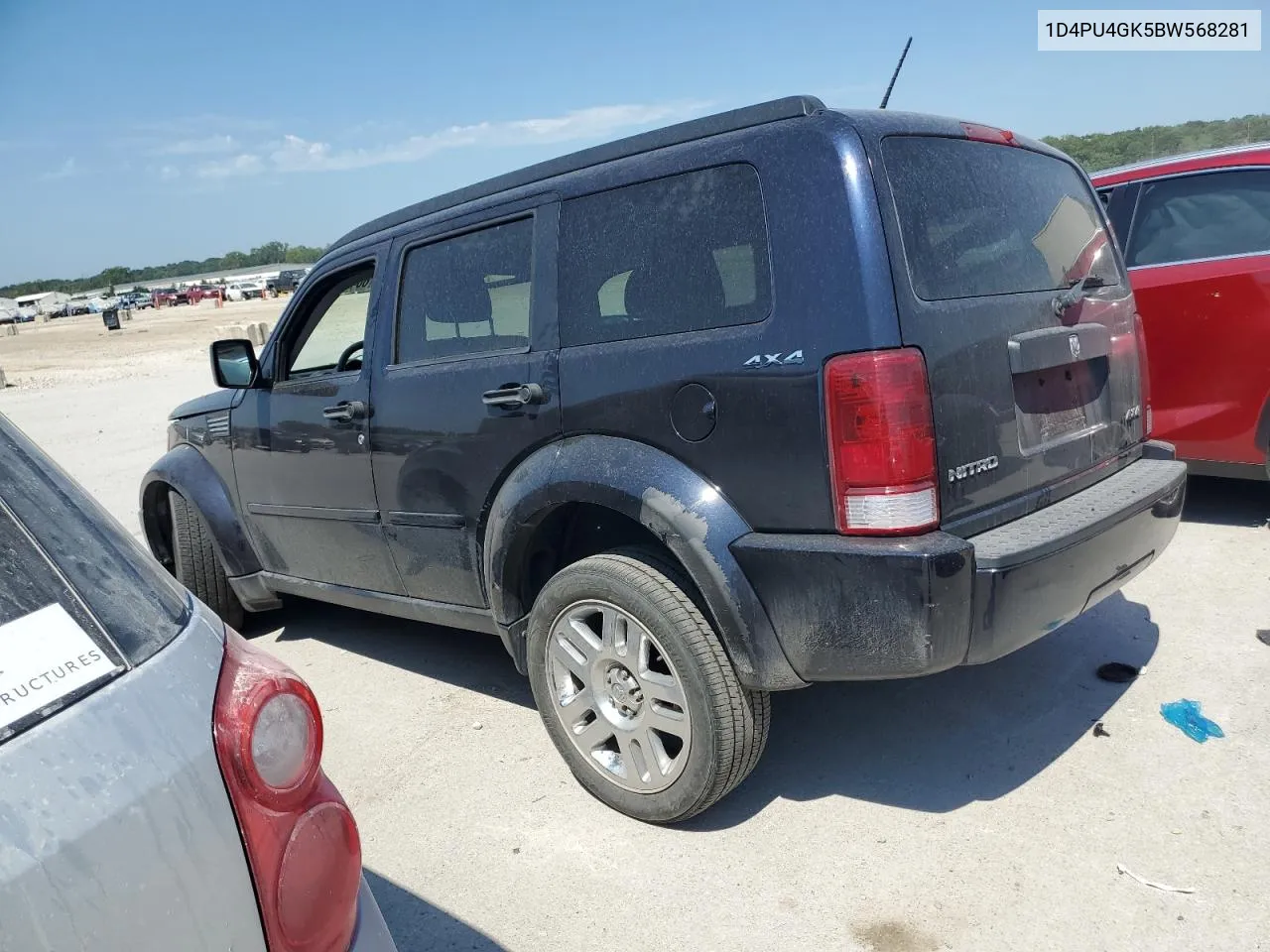 2011 Dodge Nitro Heat VIN: 1D4PU4GK5BW568281 Lot: 68473814