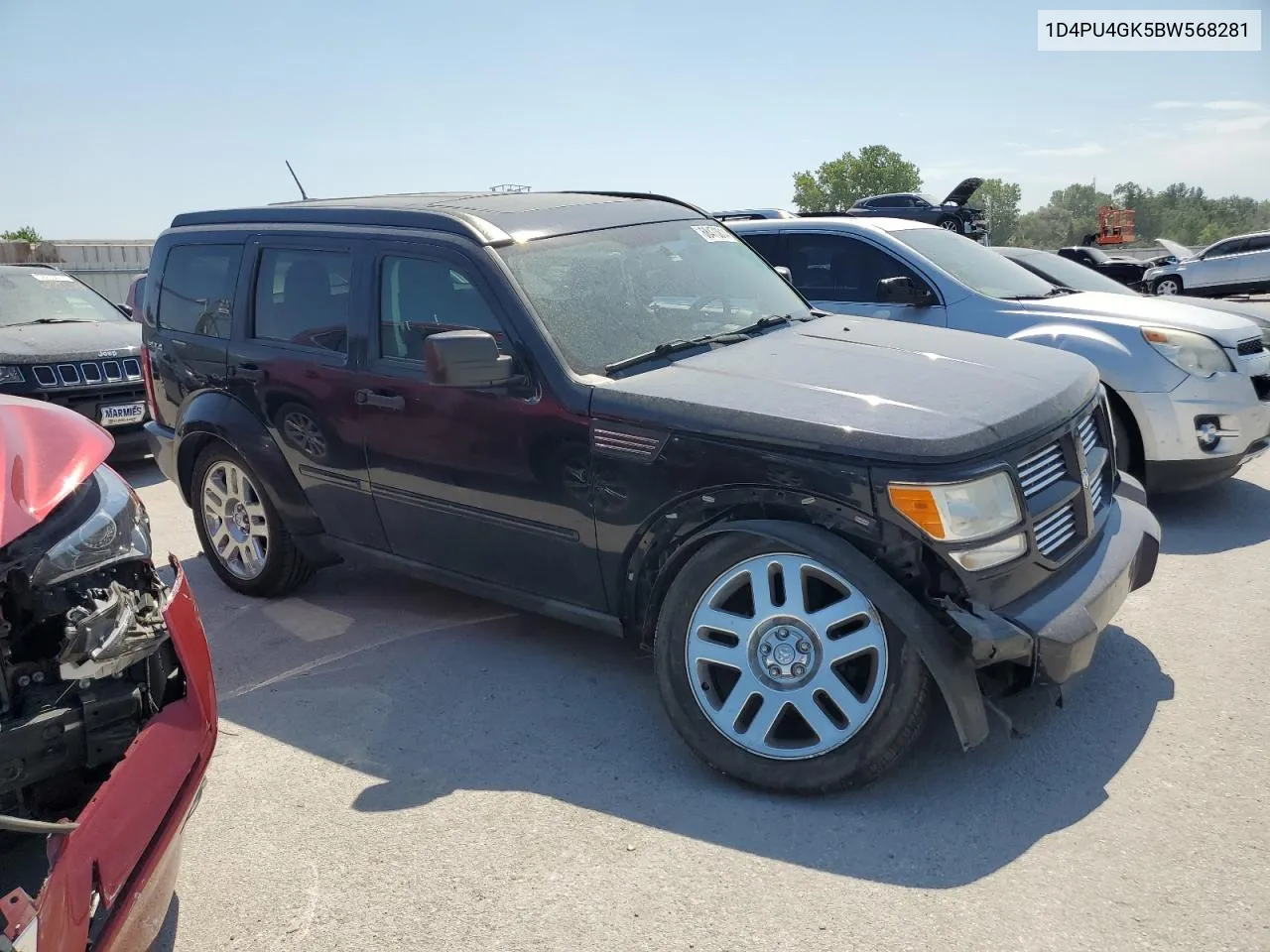 2011 Dodge Nitro Heat VIN: 1D4PU4GK5BW568281 Lot: 68473814