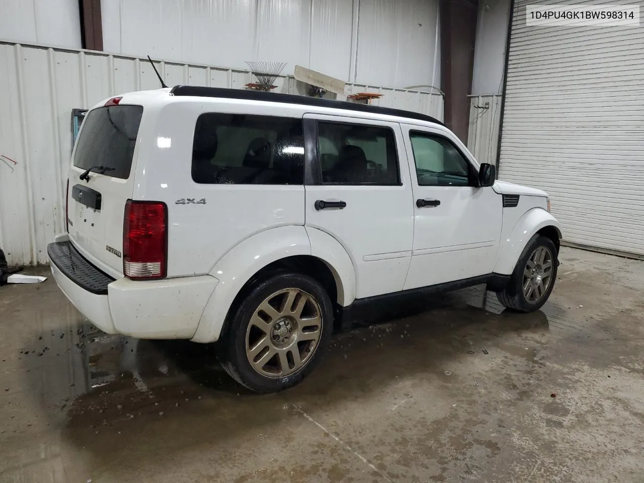 2011 Dodge Nitro Heat VIN: 1D4PU4GK1BW598314 Lot: 69631404