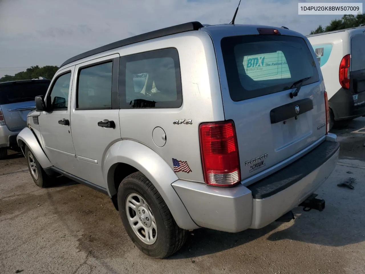 2011 Dodge Nitro Se VIN: 1D4PU2GK8BW507009 Lot: 69697754