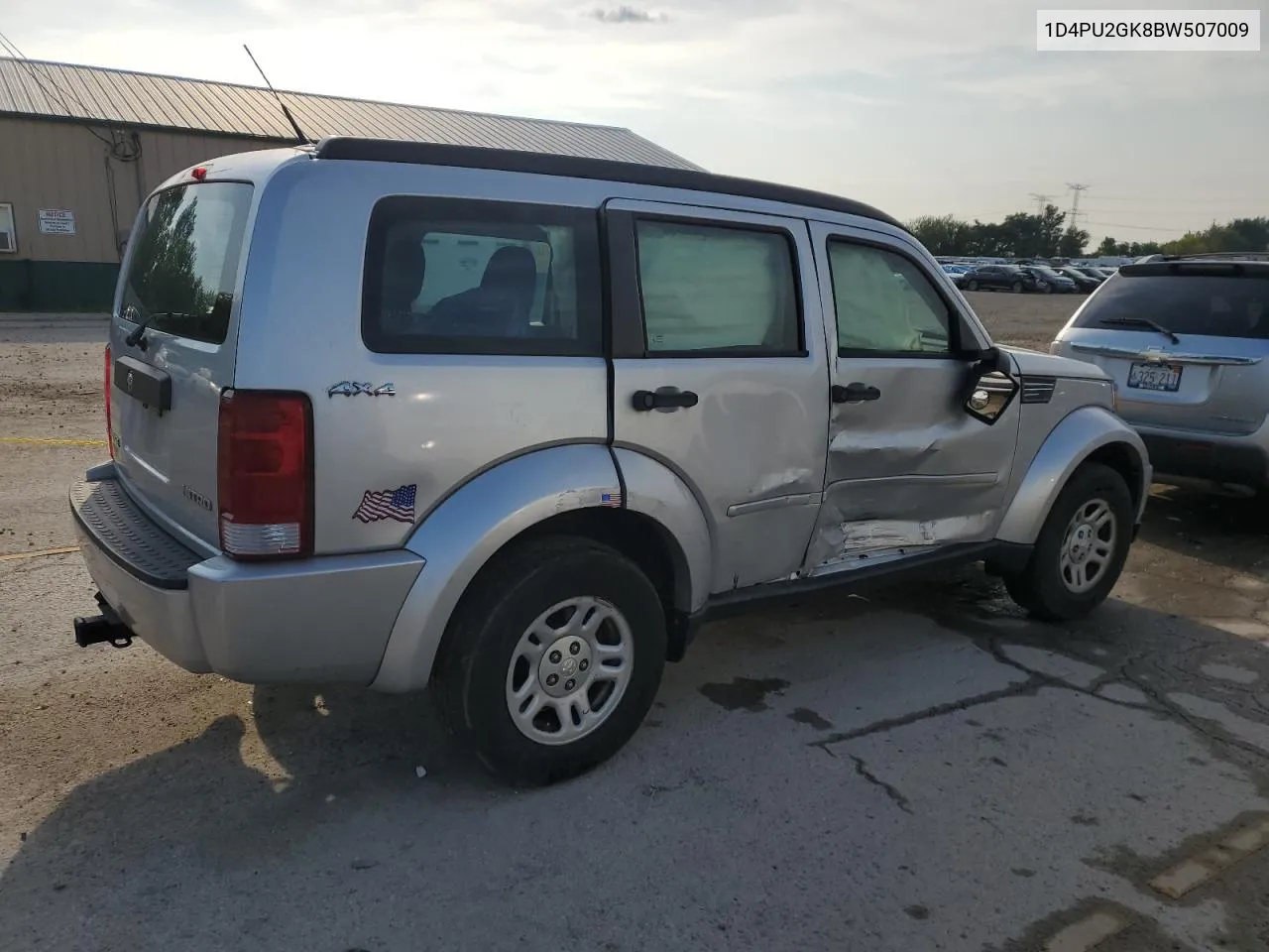 2011 Dodge Nitro Se VIN: 1D4PU2GK8BW507009 Lot: 69697754