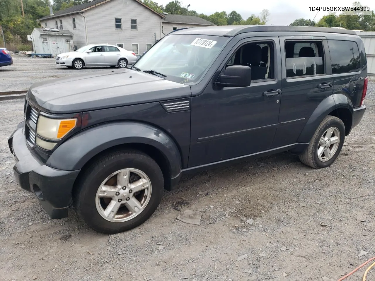 2011 Dodge Nitro Sxt VIN: 1D4PU5GKXBW544399 Lot: 70470124