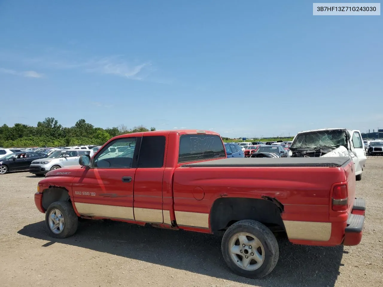 3B7HF13Z71G243030 2001 Dodge Ram 1500