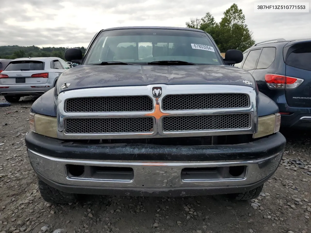 2001 Dodge Ram 1500 VIN: 3B7HF13Z51G771553 Lot: 67803264