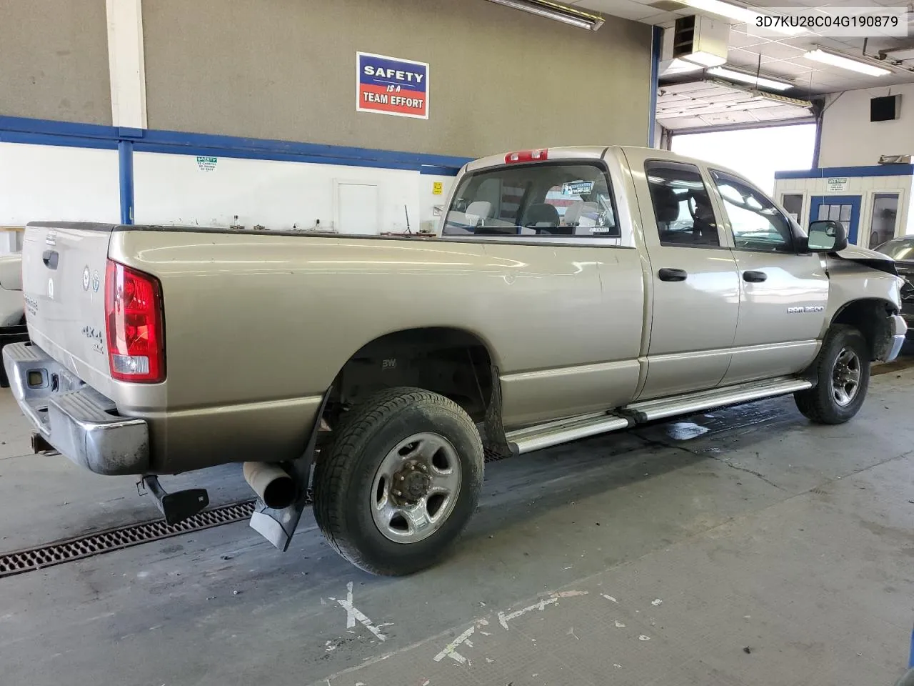 2004 Dodge Ram 2500 St VIN: 3D7KU28C04G190879 Lot: 61520874