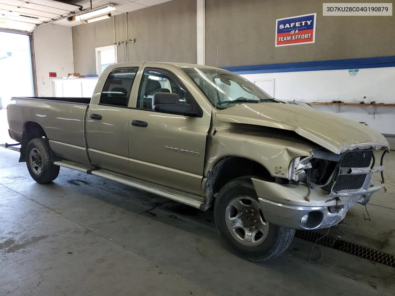 2004 Dodge Ram 2500 St VIN: 3D7KU28C04G190879 Lot: 61520874