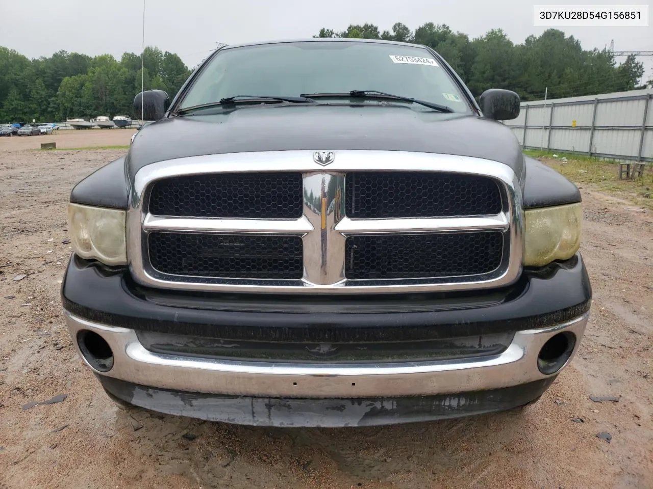 2004 Dodge Ram 2500 St VIN: 3D7KU28D54G156851 Lot: 62753424