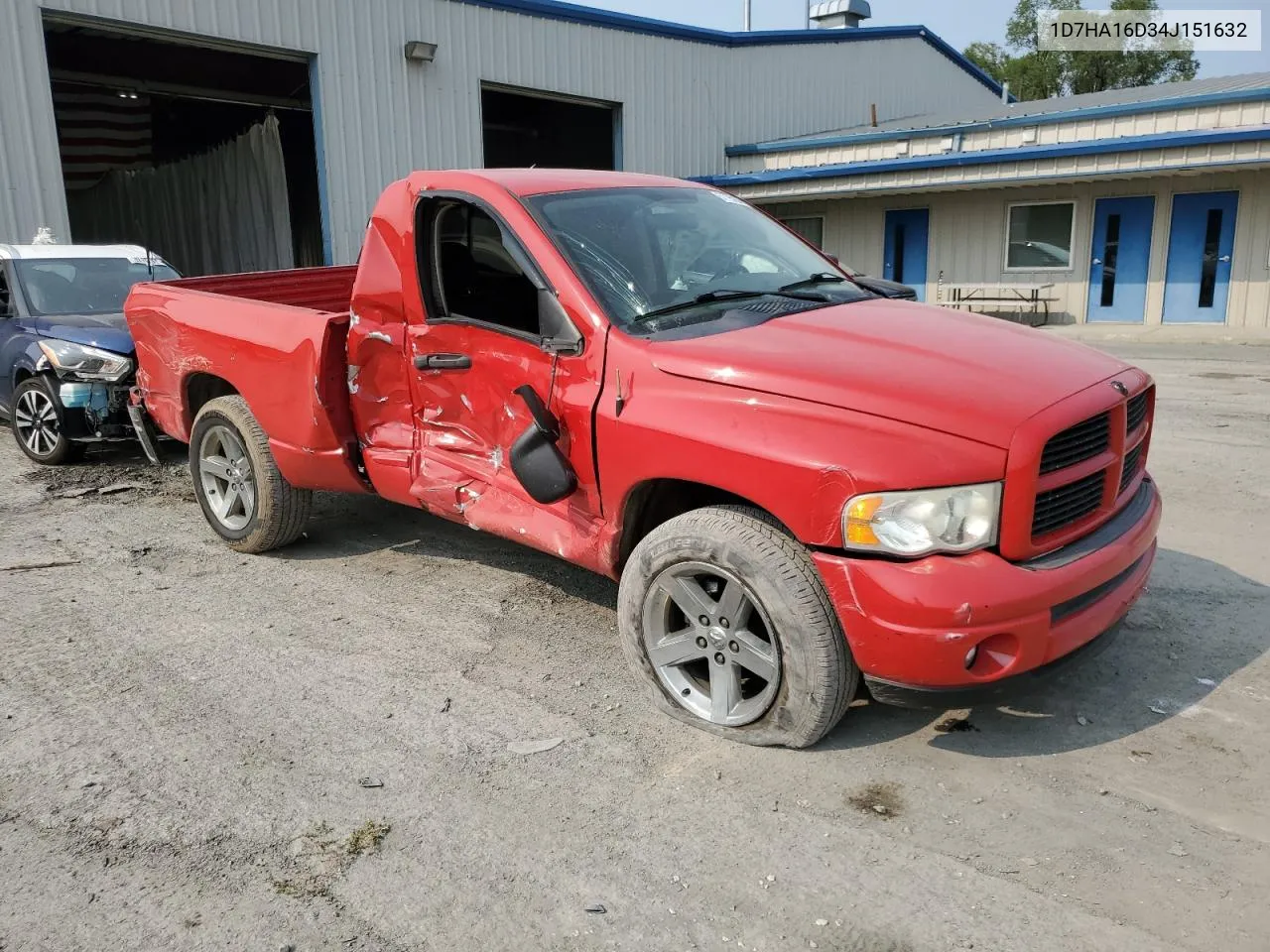 2004 Dodge Ram 1500 St VIN: 1D7HA16D34J151632 Lot: 67785164