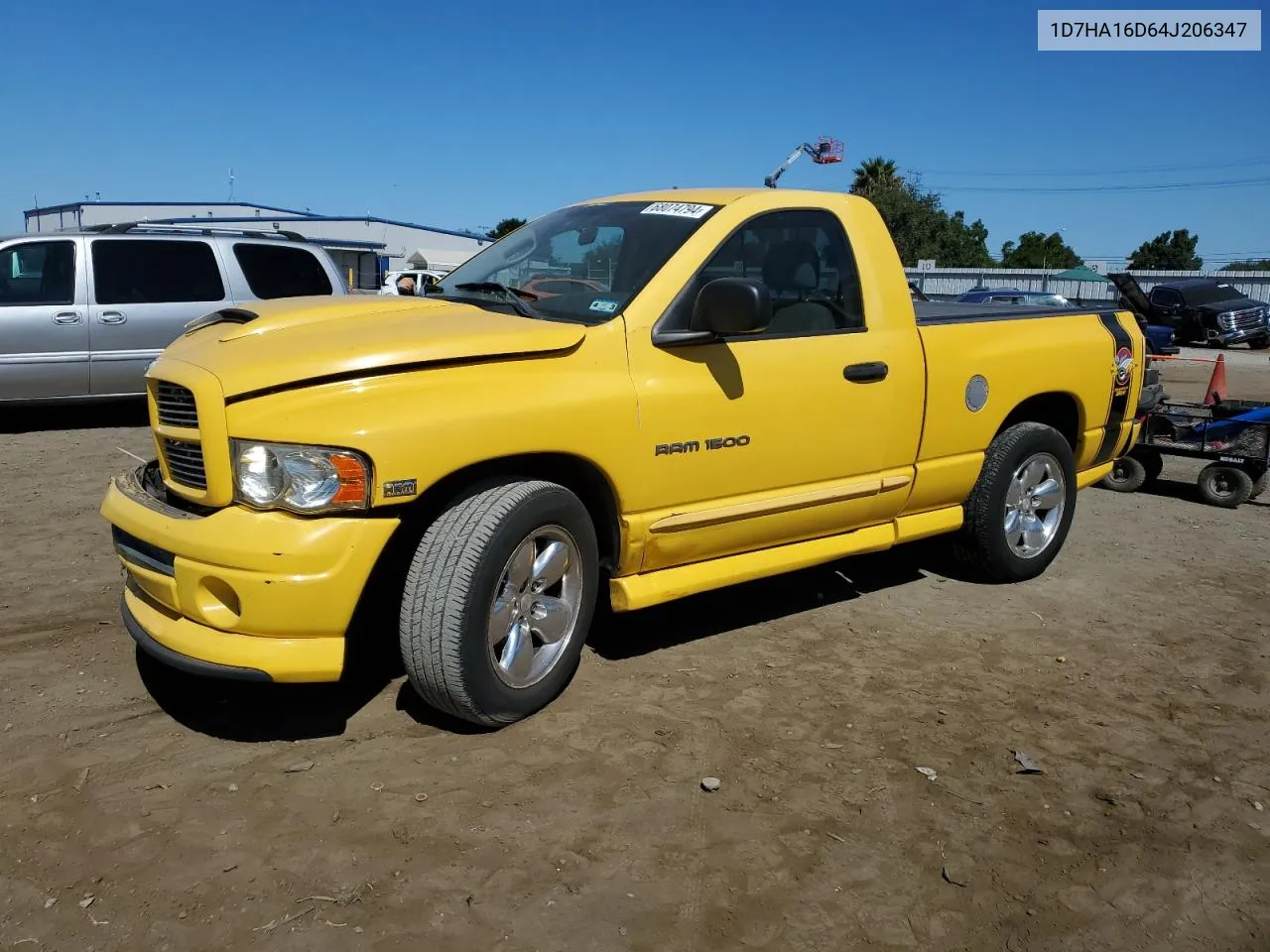 2004 Dodge Ram 1500 St VIN: 1D7HA16D64J206347 Lot: 68074794