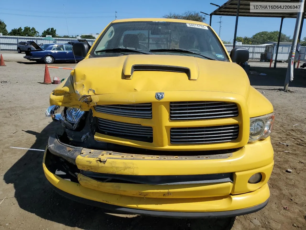 2004 Dodge Ram 1500 St VIN: 1D7HA16D64J206347 Lot: 68074794