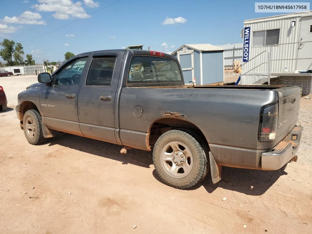 2004 Dodge Ram 1500 St VIN: 1D7HU18N94S617958 Lot: 69519224