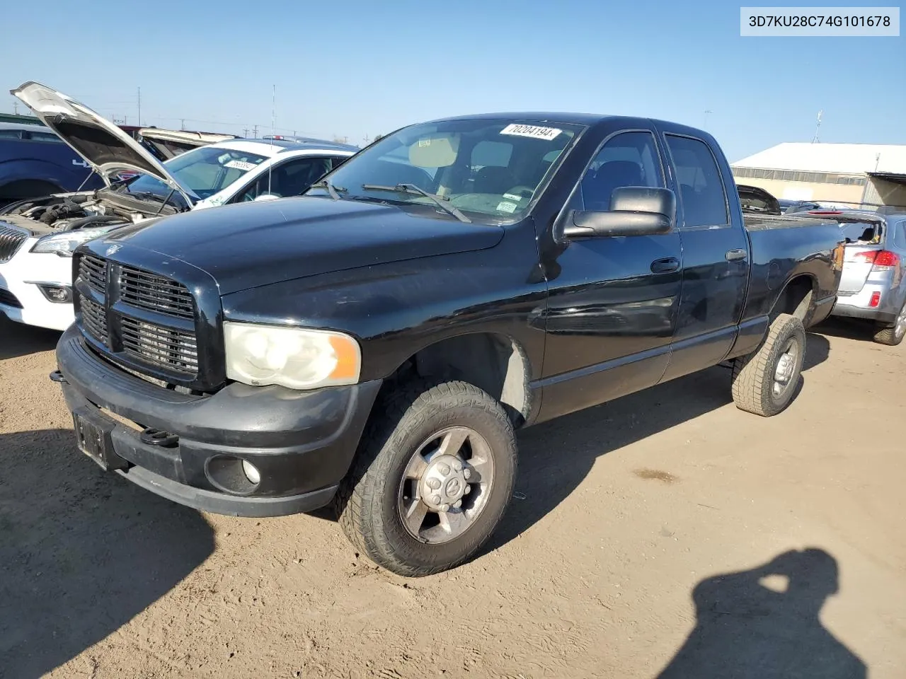 2004 Dodge Ram 2500 St VIN: 3D7KU28C74G101678 Lot: 70204194