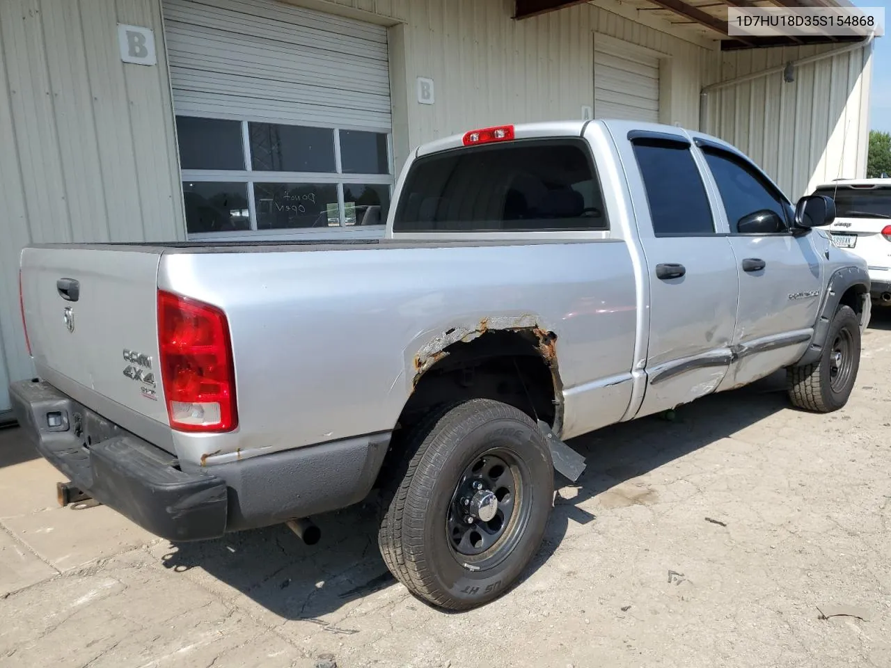 2005 Dodge Ram 1500 St VIN: 1D7HU18D35S154868 Lot: 68665454