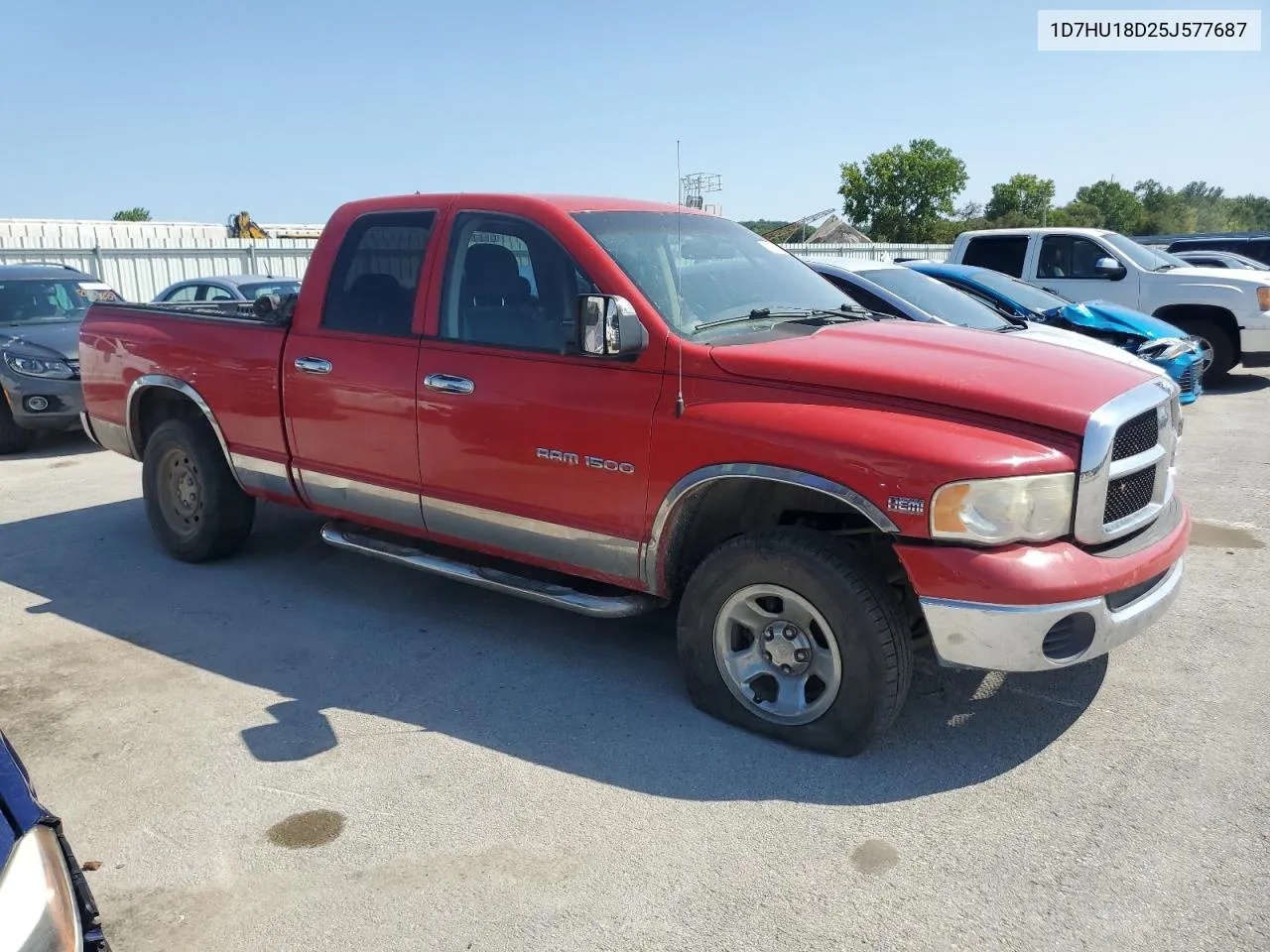 2005 Dodge Ram 1500 St VIN: 1D7HU18D25J577687 Lot: 70517064