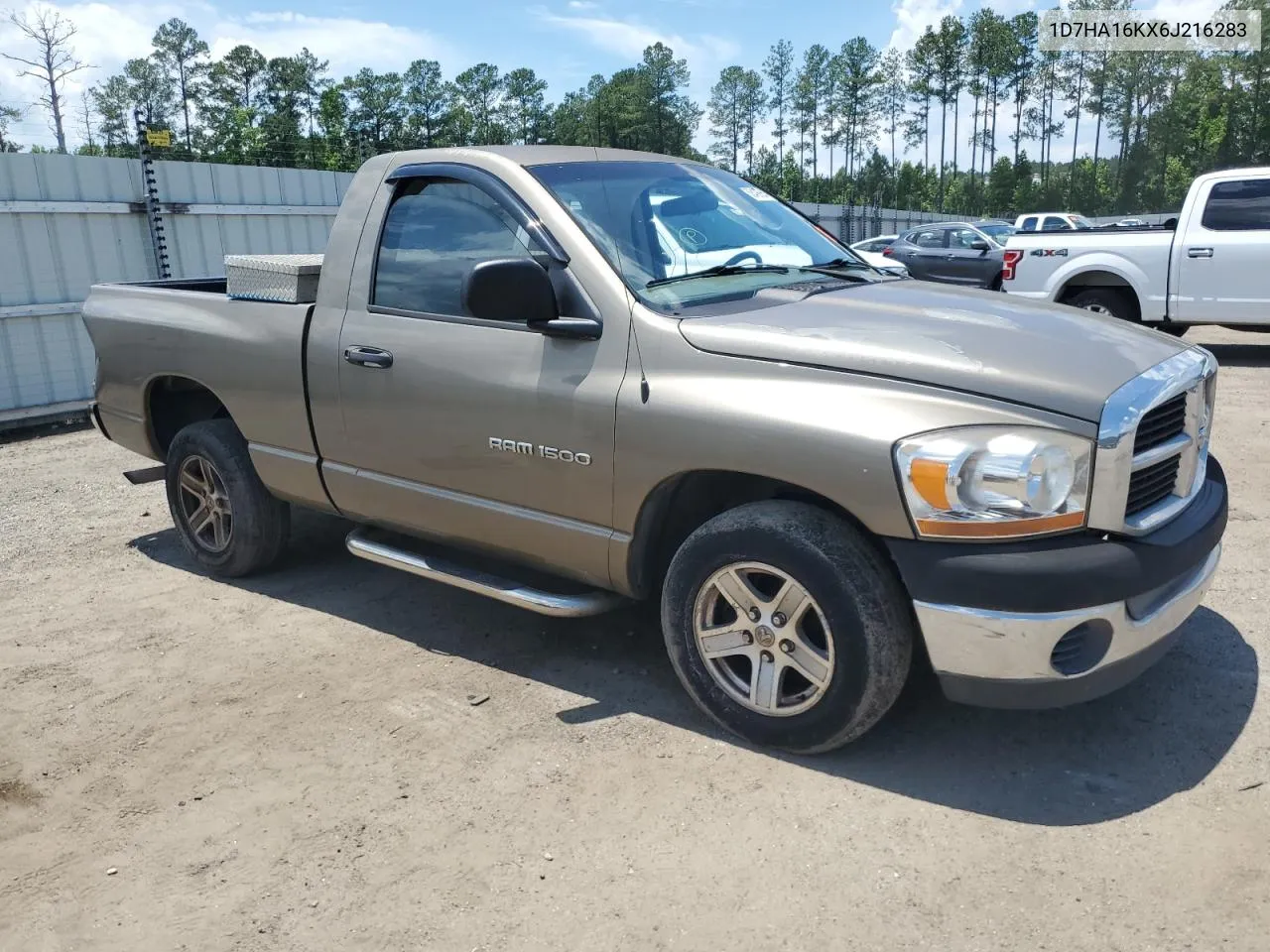 2006 Dodge Ram 1500 St VIN: 1D7HA16KX6J216283 Lot: 58496534