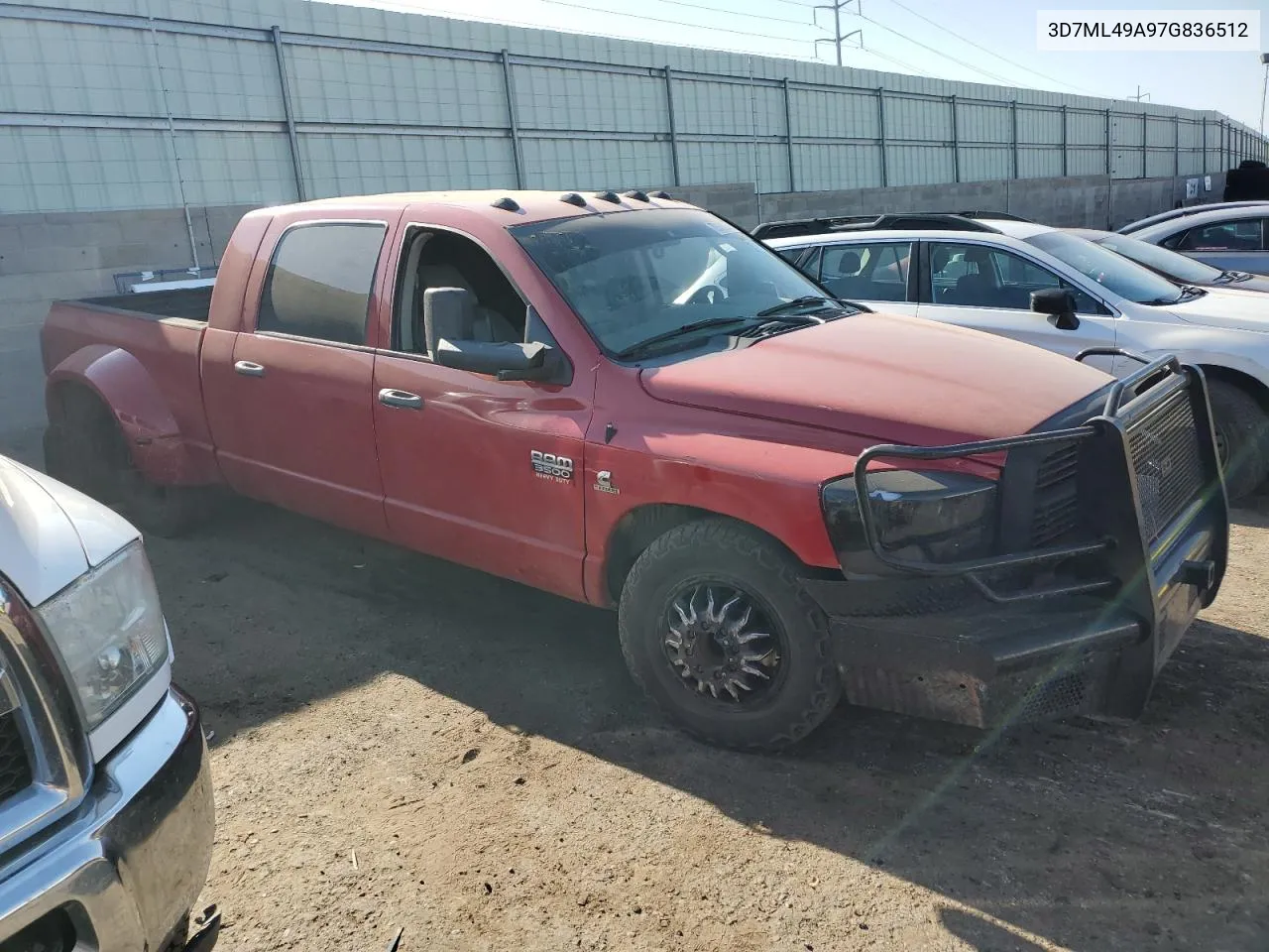 2007 Dodge Ram 3500 VIN: 3D7ML49A97G836512 Lot: 70850634