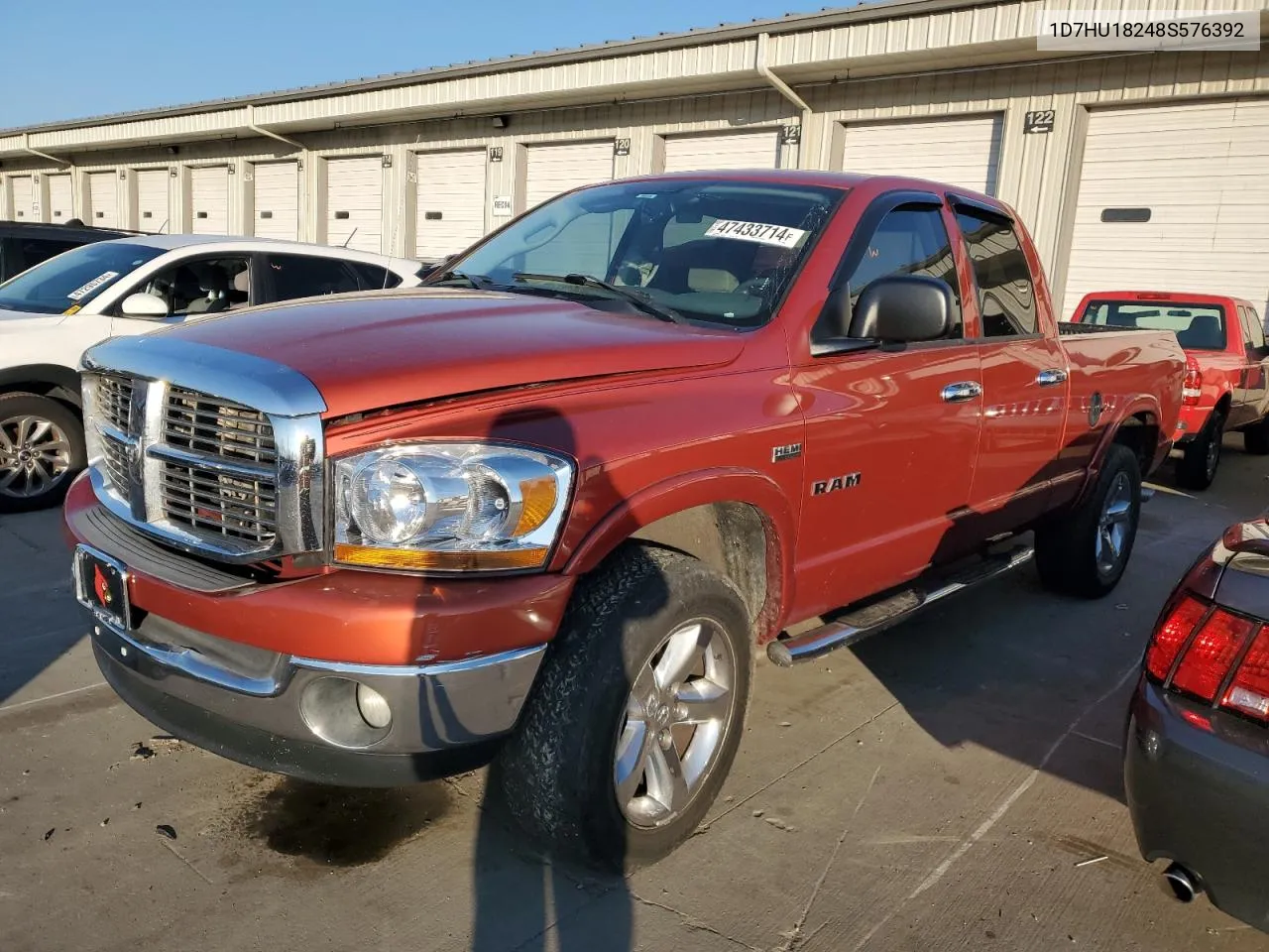 2008 Dodge Ram 1500 St VIN: 1D7HU18248S576392 Lot: 47433714