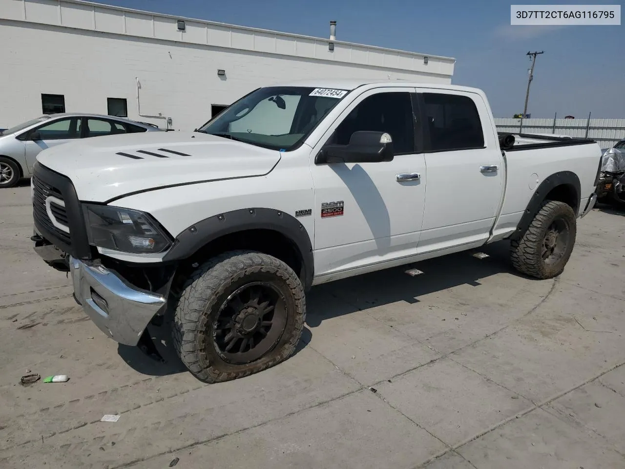 2010 Dodge Ram 2500 VIN: 3D7TT2CT6AG116795 Lot: 64072454