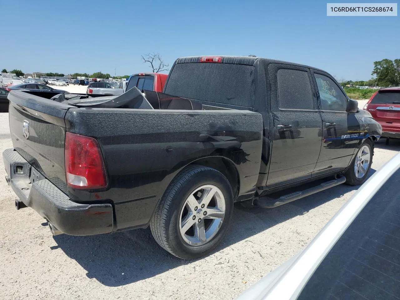 2012 Dodge Ram 1500 St VIN: 1C6RD6KT1CS268674 Lot: 58094054