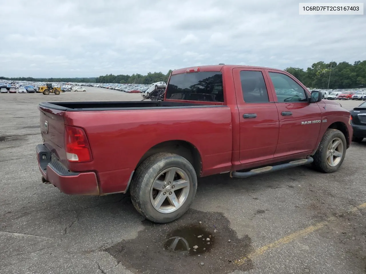 1C6RD7FT2CS167403 2012 Dodge Ram 1500 St